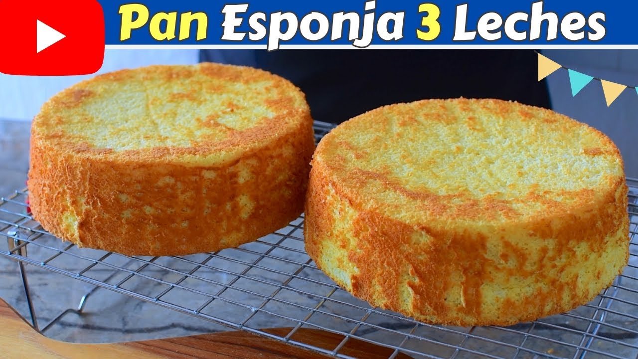 Receta de Pastel de tres leches esponjoso