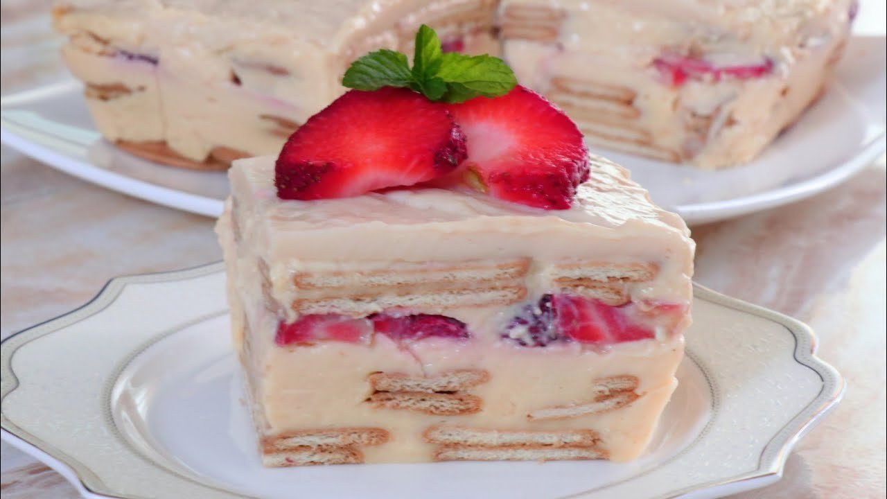 Receta de Pastel frio de galletas