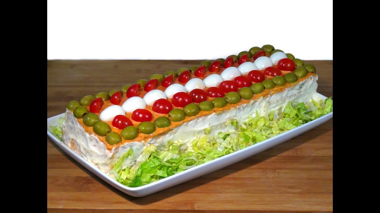 Receta de Pastel salado frío