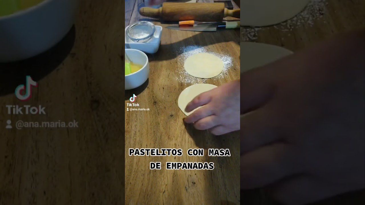 Receta de Pastelitos con tapas de empanadas