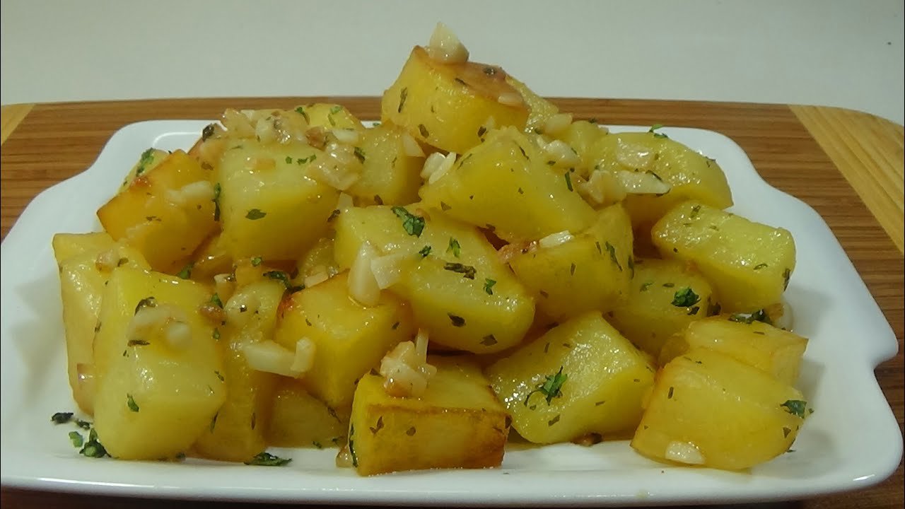 Receta de Patatas al ajillo