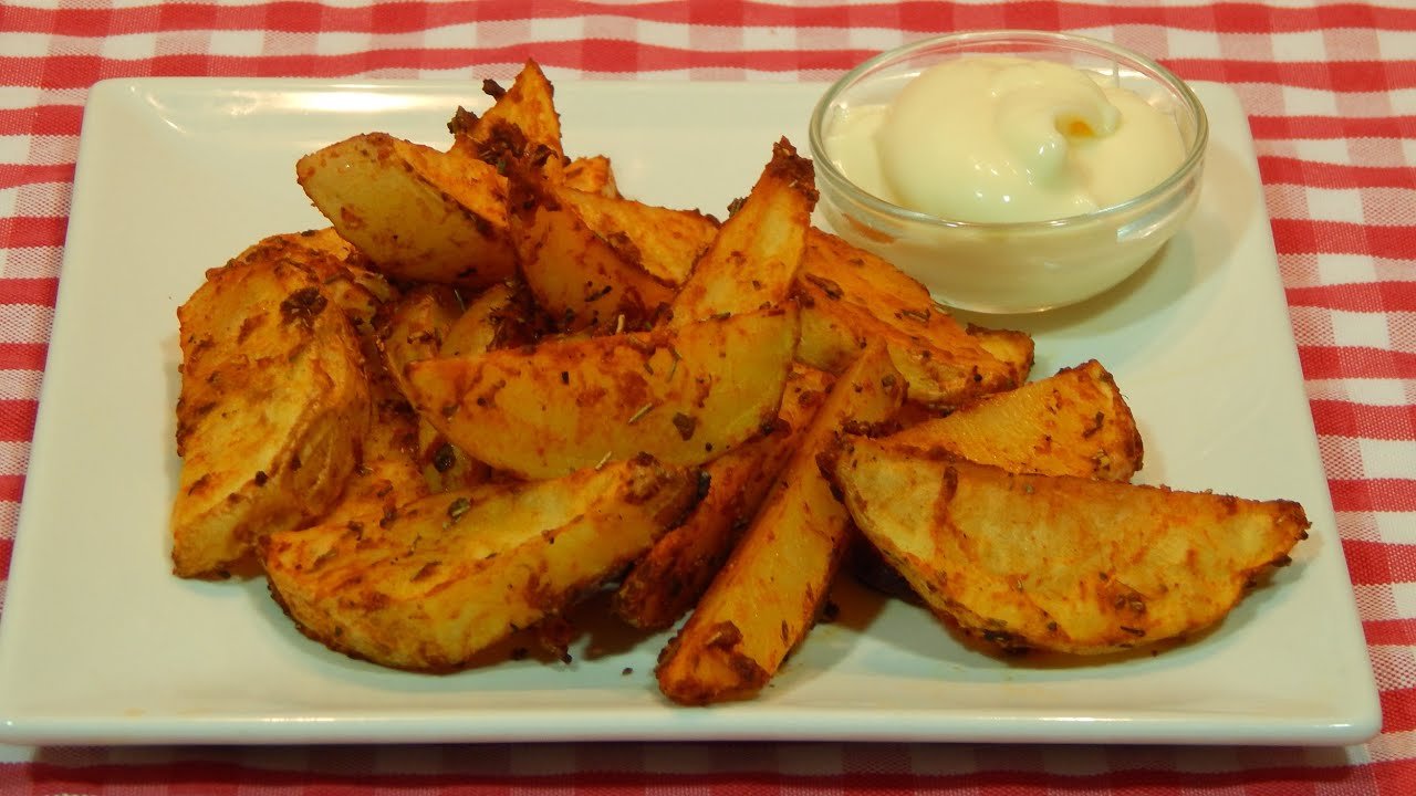 Receta de Patatas al horno adobadas