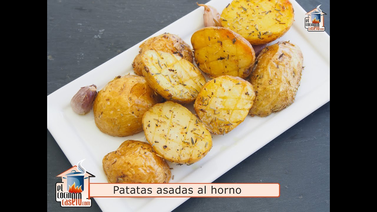 Receta de Patatas asadas al horno