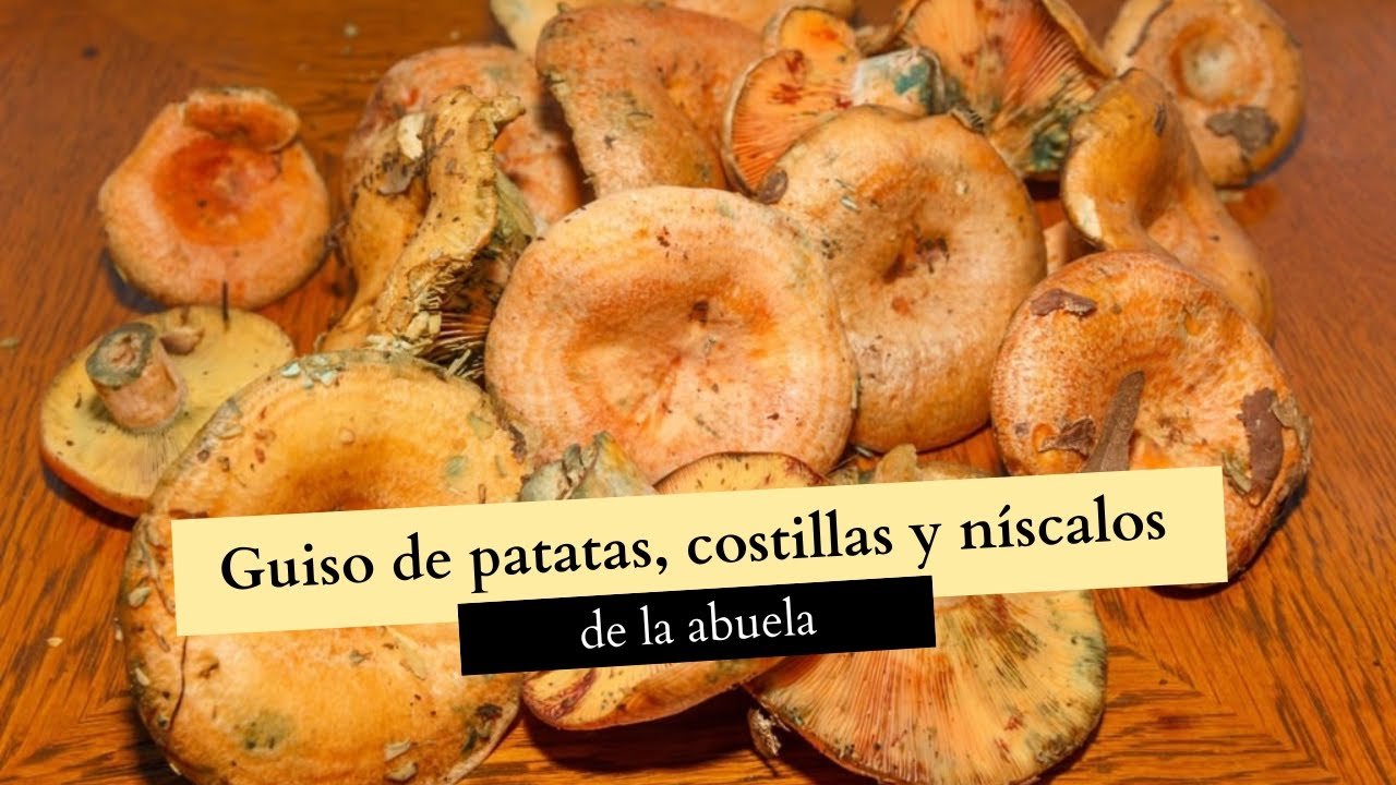 Receta de Patatas con níscalos de la abuela