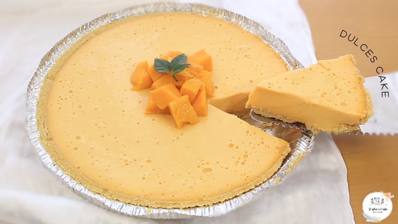 Receta de Pay de mango frío sin horno