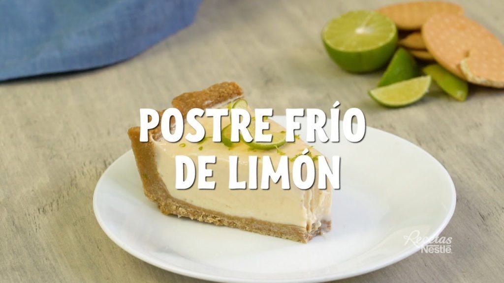 Receta de Pay Frío de Limón Fácil y Rápido para Sorprender en Tus