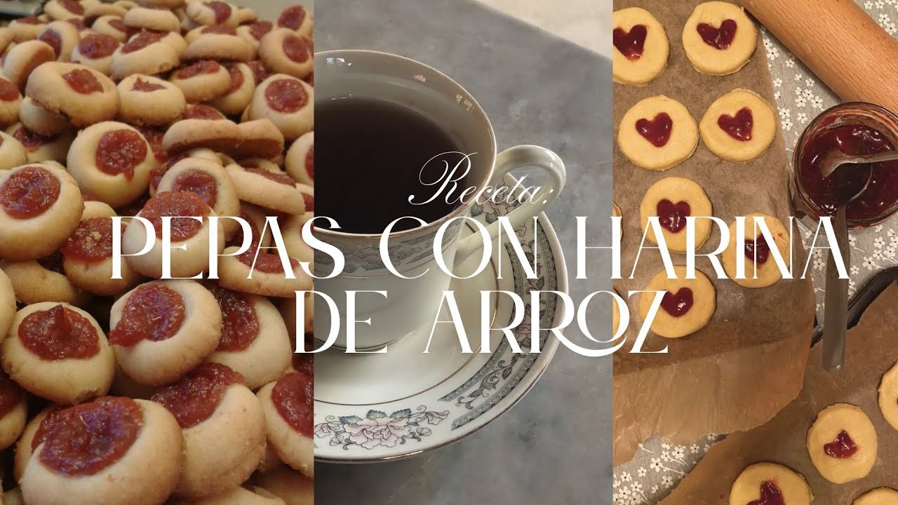 Receta de Pepas con harina de arroz
