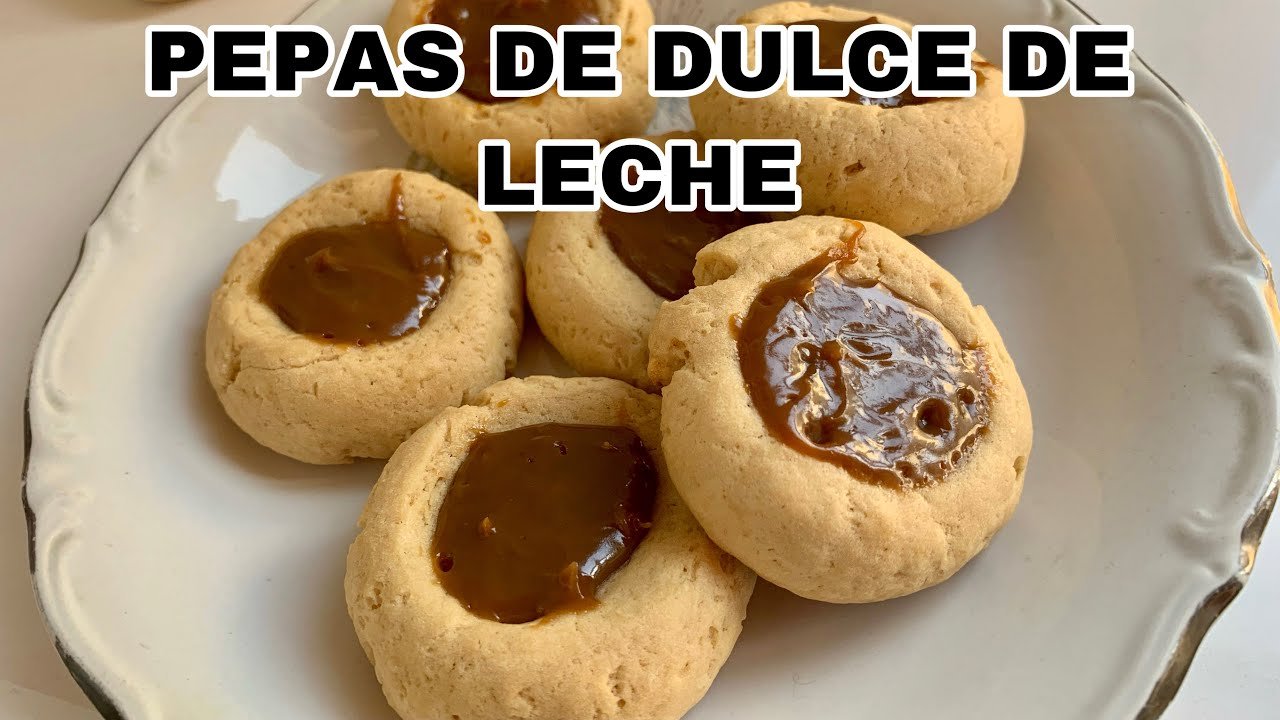 Receta de Pepas de dulce de leche