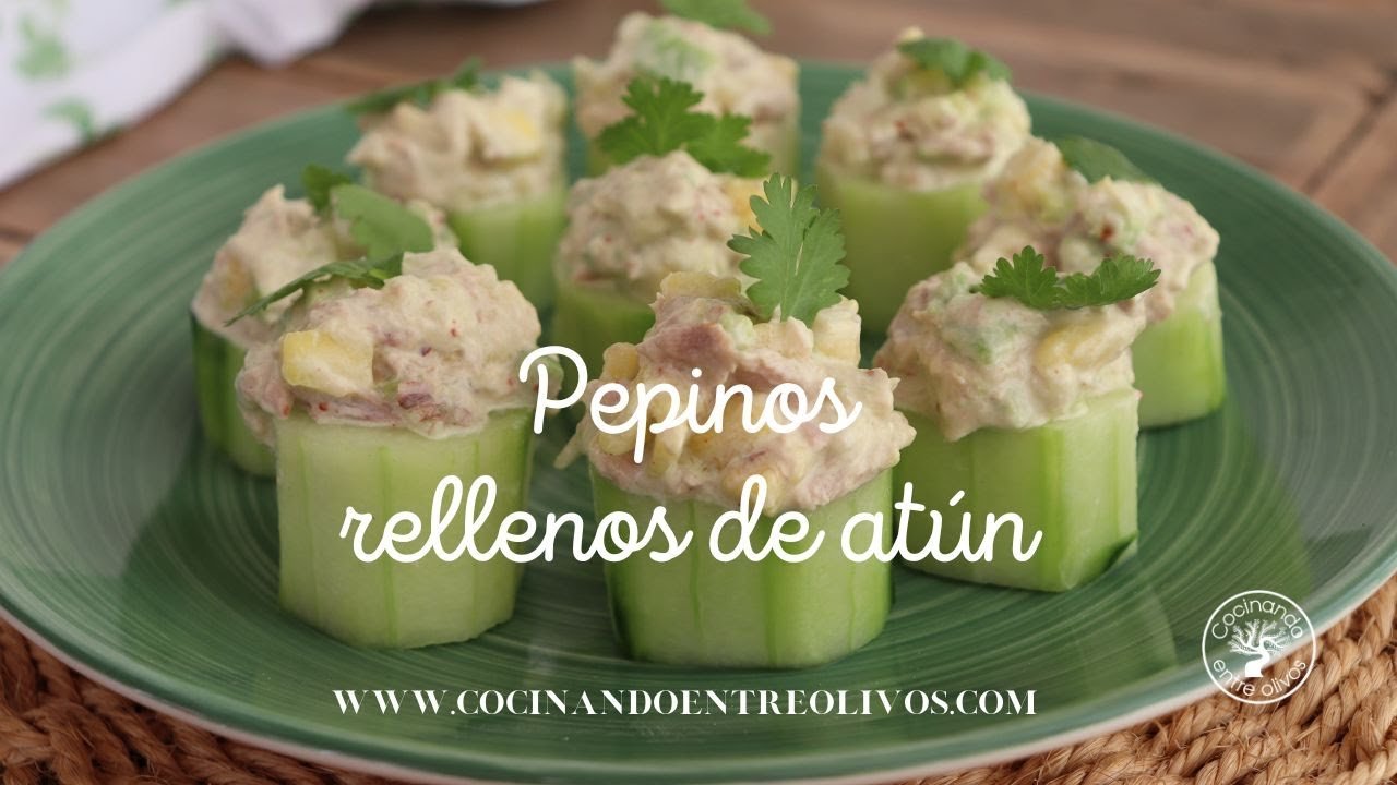 Receta de Pepinos rellenos de atún