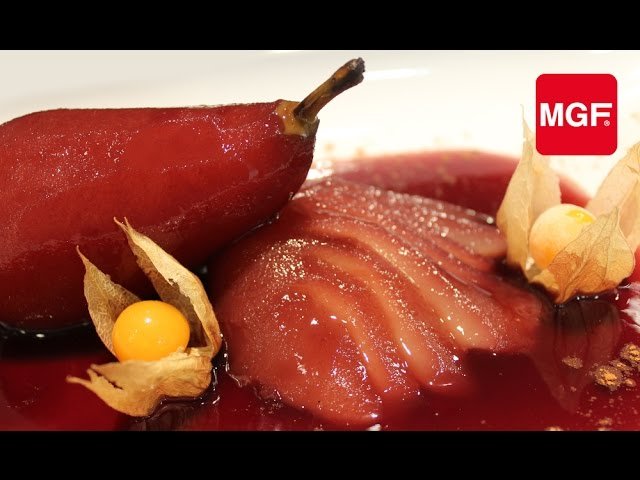 Receta de Peras al vino tinto en olla rápida