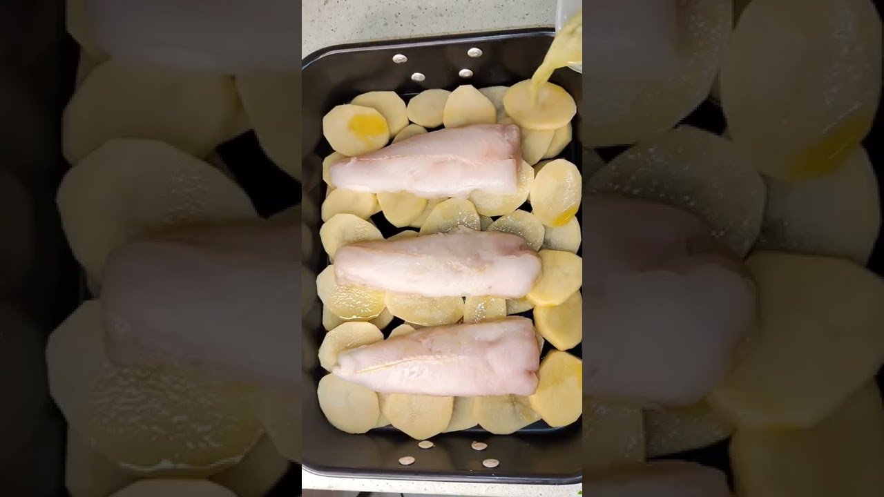 Receta de Pescadilla al horno con salsa