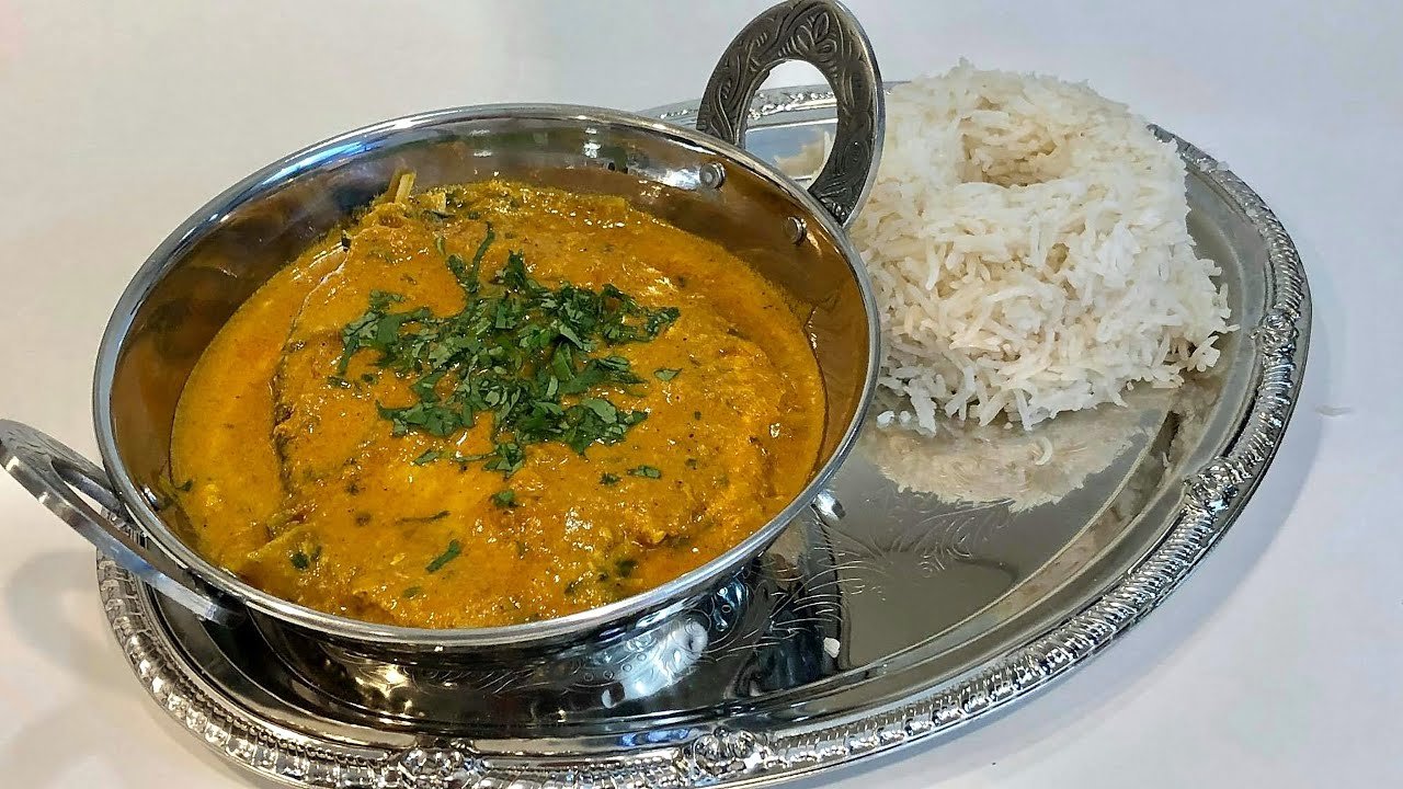 Receta de Pescado en salsa de coco y curry