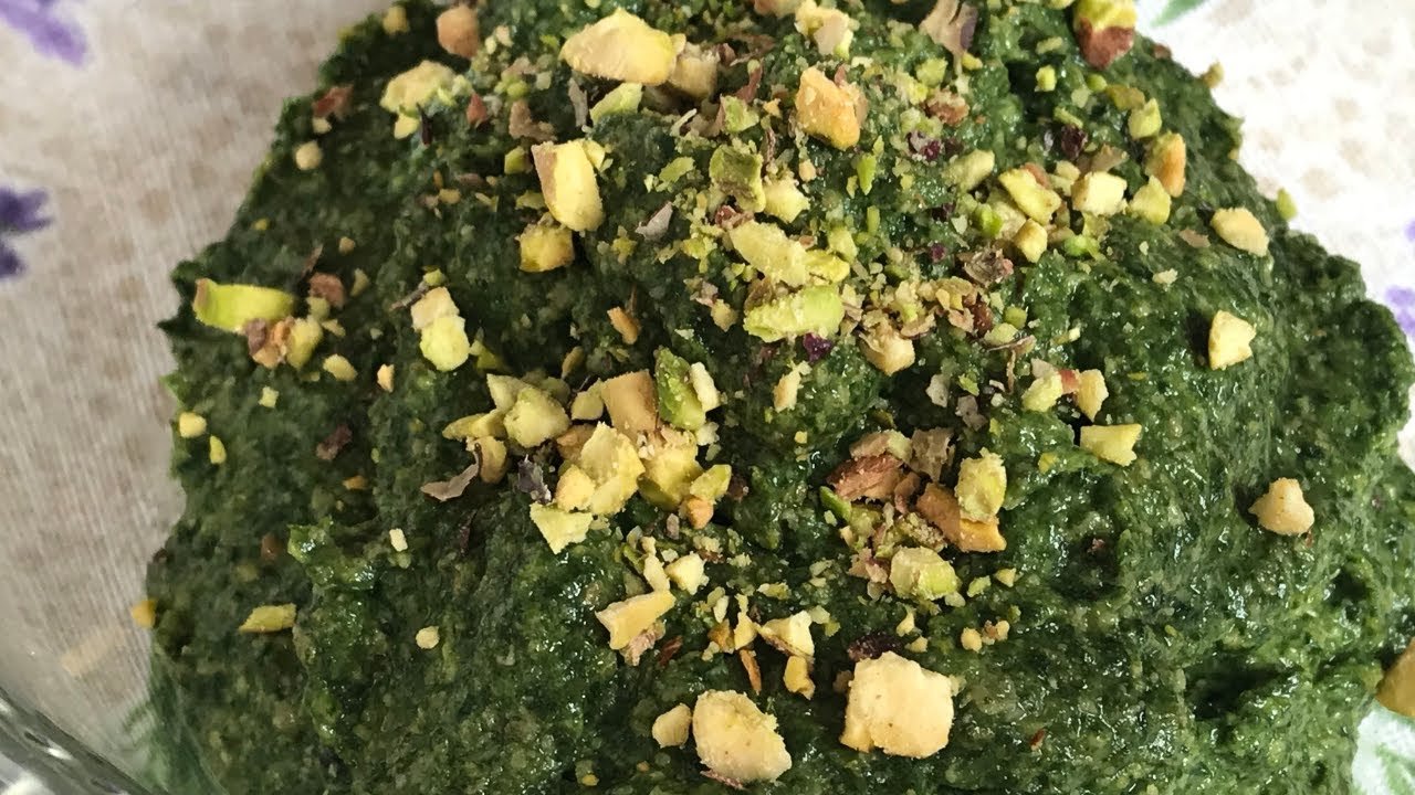 Receta de Pesto de espinacas vegano