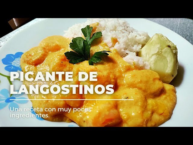 Receta de Picante de langostinos