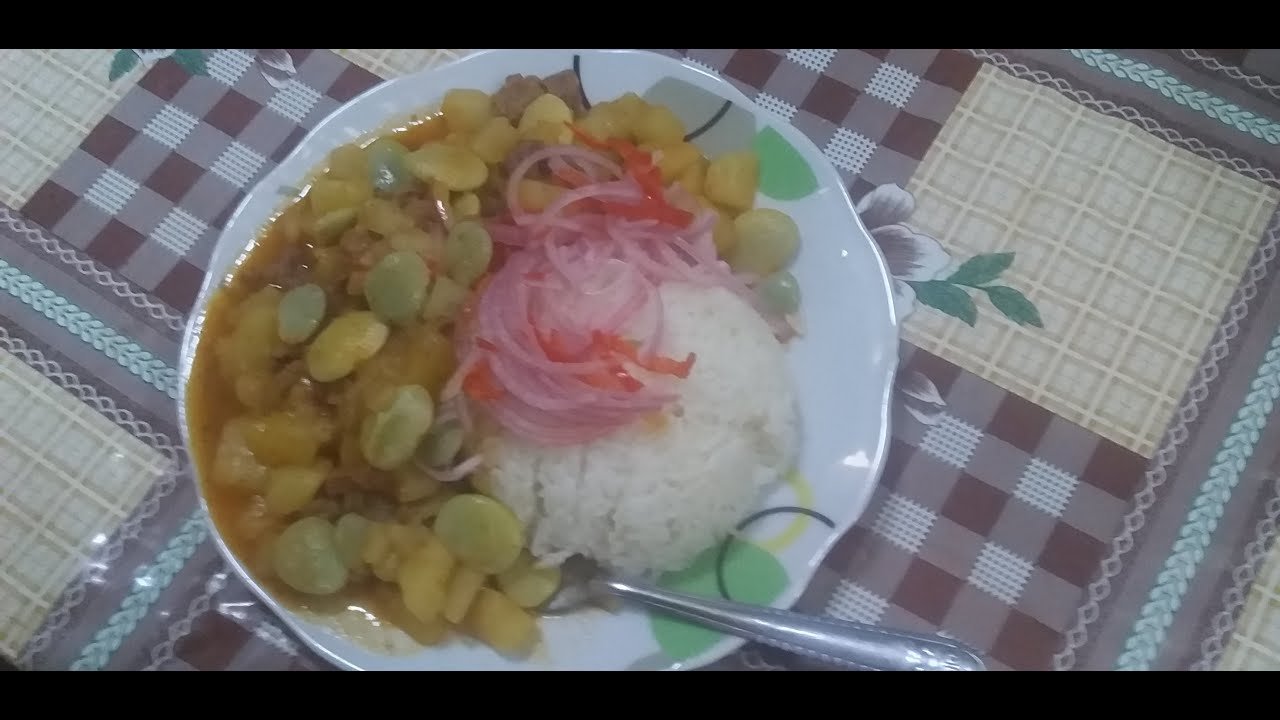 Receta de Picante de pallares verdes