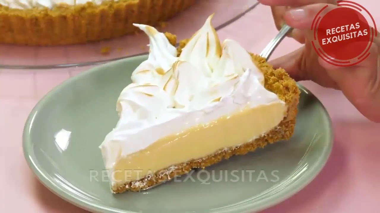 Receta de Pie de limón con base de galletas