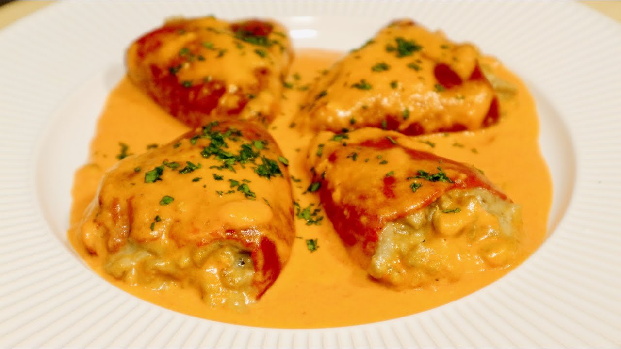 Receta de Pimientos del piquillo rellenos de carne