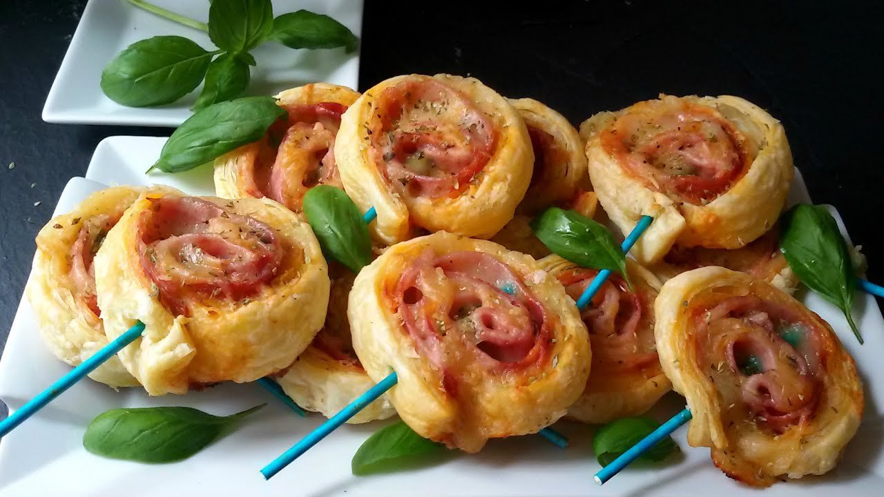 Receta de Piruletas de hojaldre