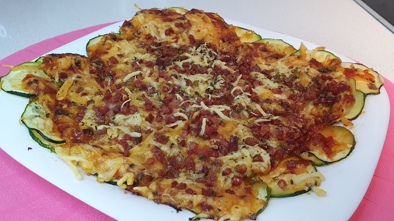 Receta de Pizza de calabacín