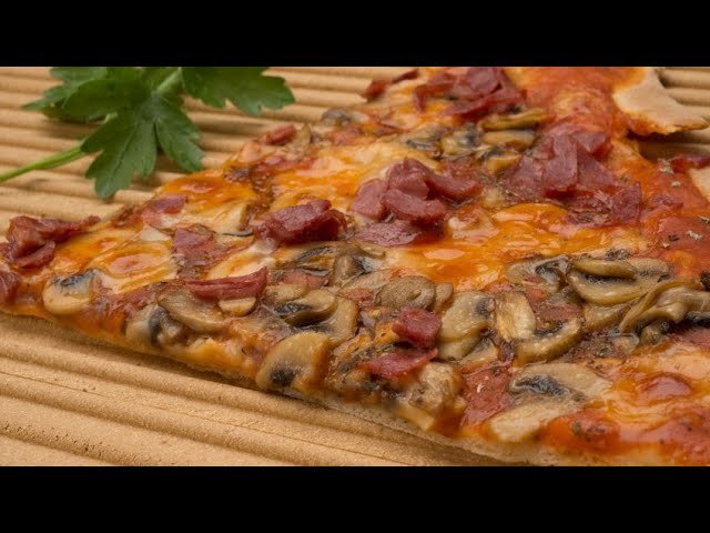 Receta de Pizza de champiñones