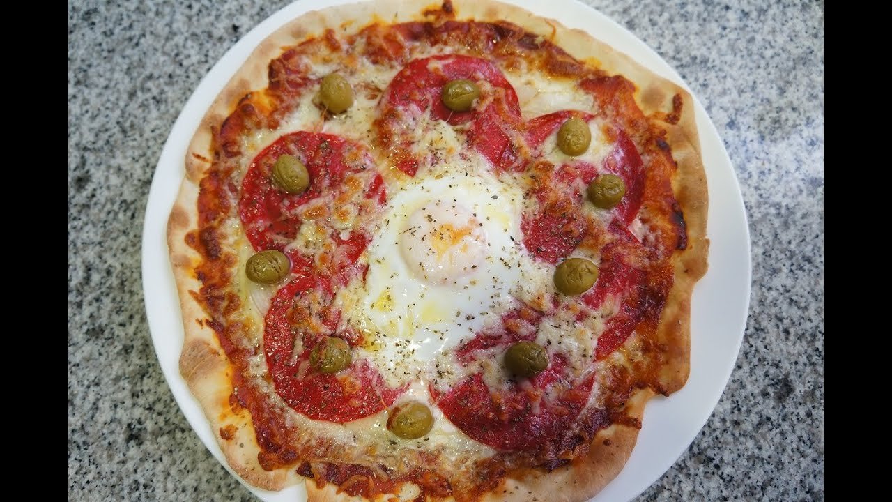 Receta de Pizza de salami