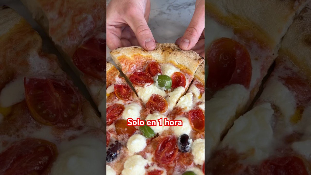 Receta de Pizza napolitana con jamón