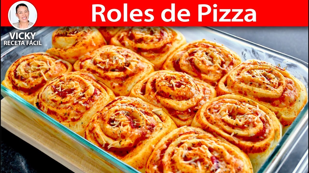 Receta de Pizza rolls