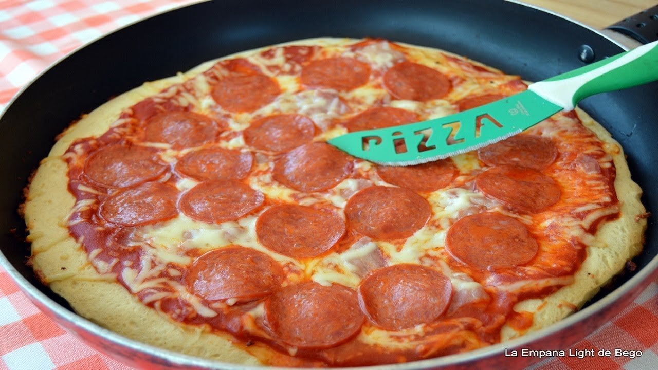Receta de Pizza sin horno