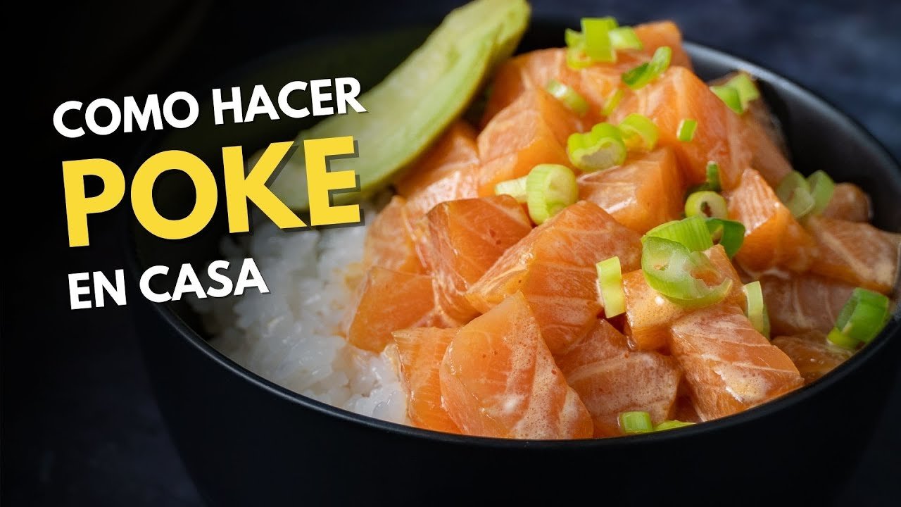 Receta de Poke de salmón