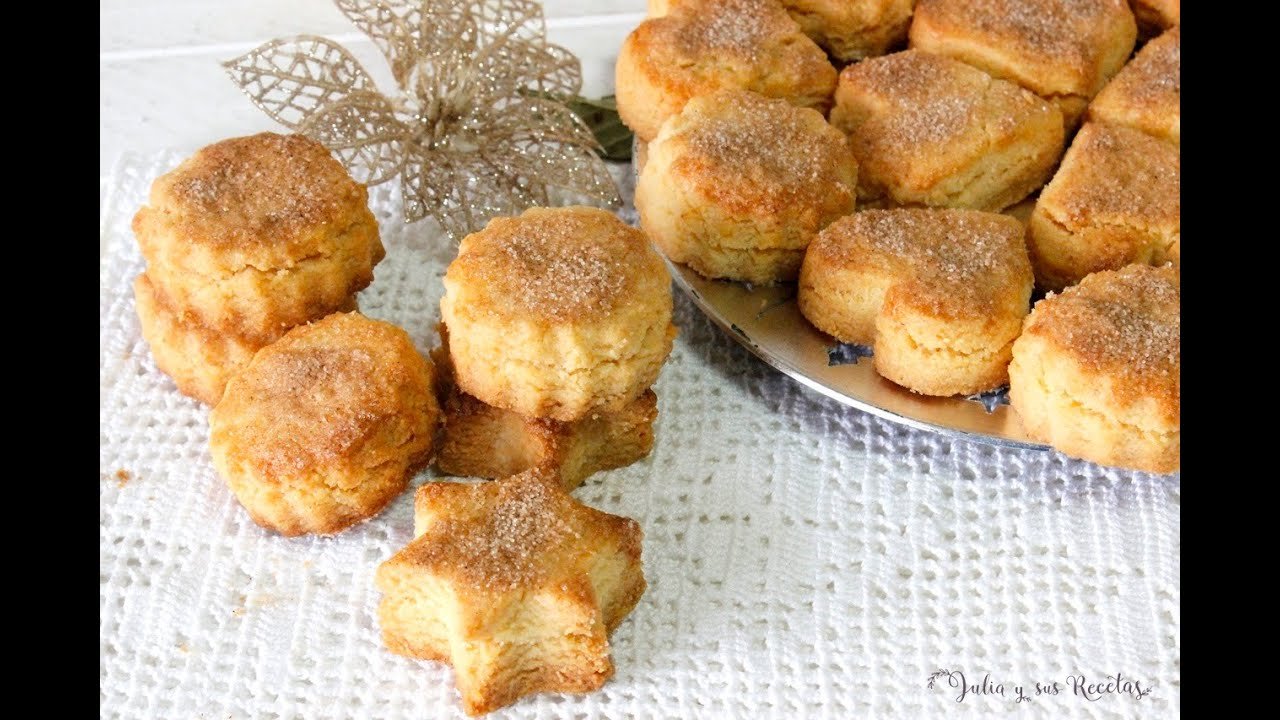 Receta de Polvorones de yema