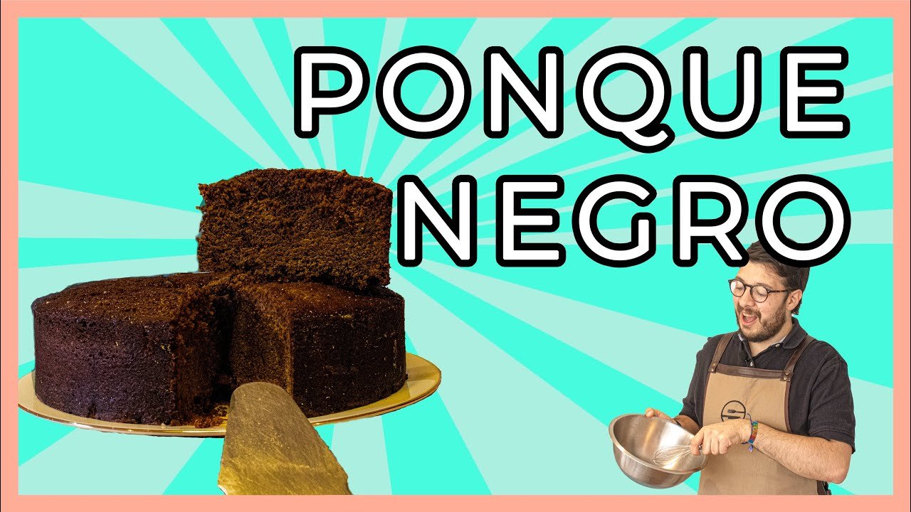 Receta de Ponque negro colombiano