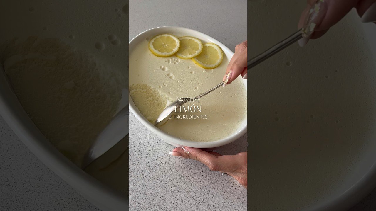 Receta de Postre de limón&nbsp;con ralladura de limón