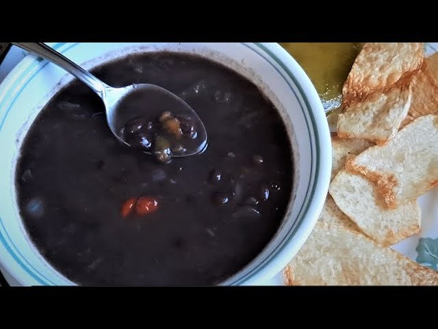Receta de Potaje de frijol Negro Criollo Cubano