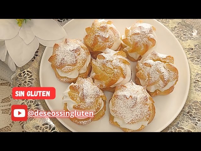 Receta de Profiteroles sin gluten