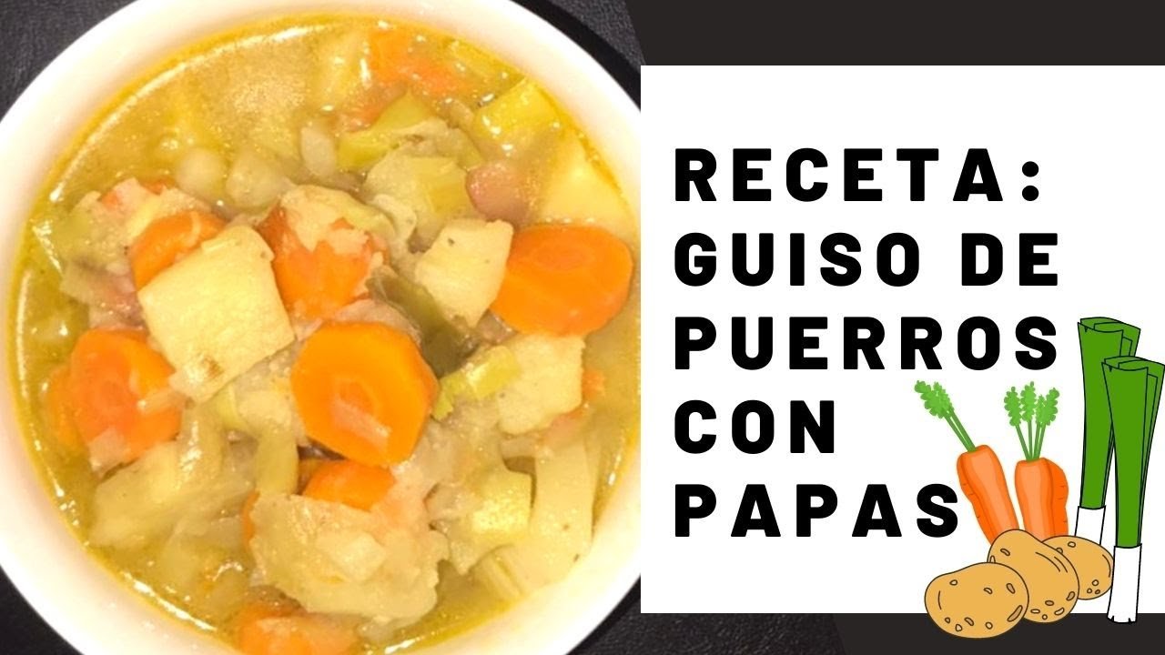 Receta de Puerros guisados
