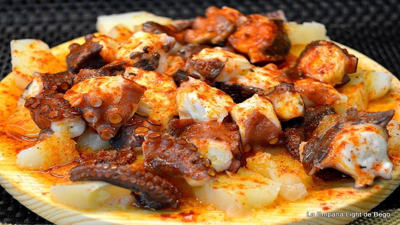 Receta de Pulpo a feira con patatas