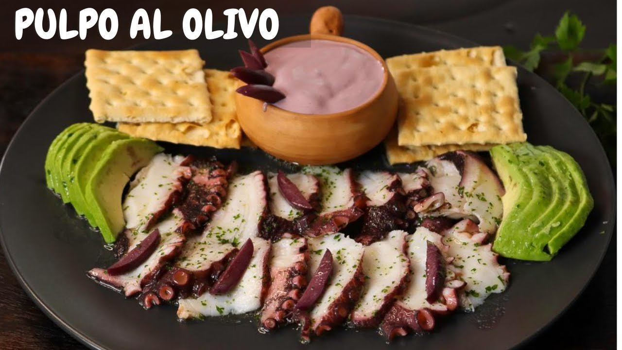 Receta de Pulpo al olivo gourmet