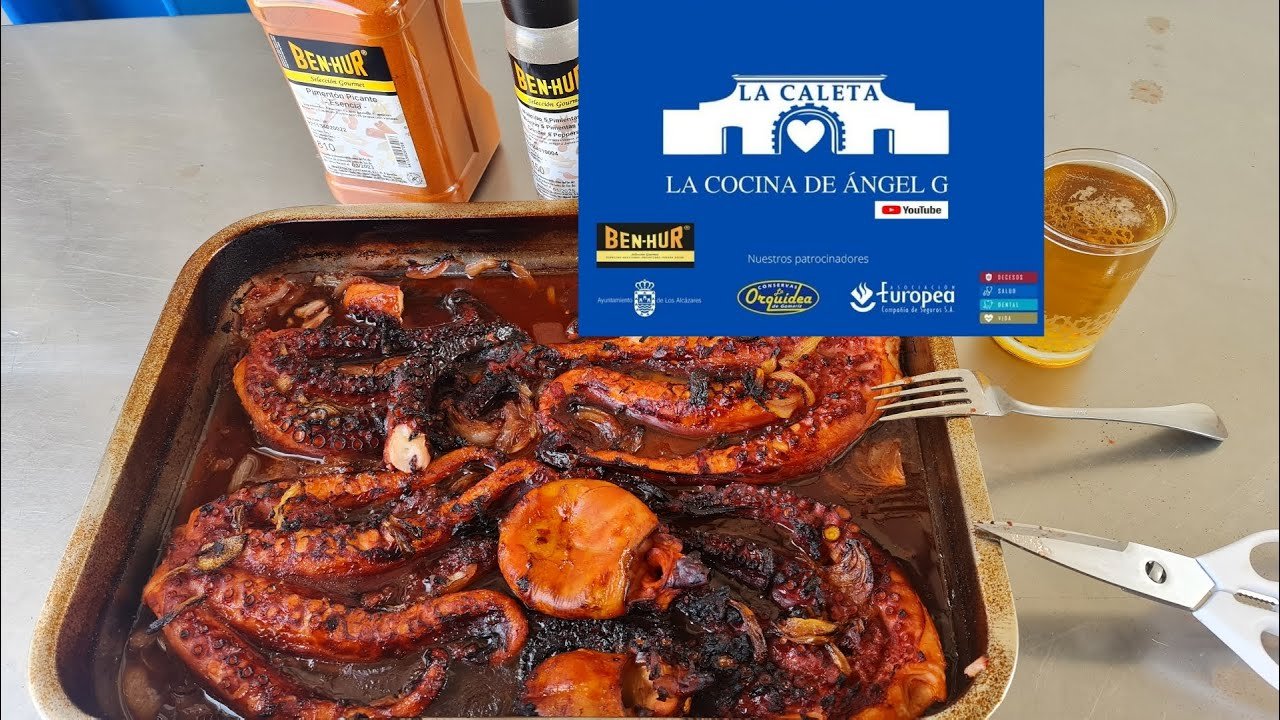 Receta de Pulpo asado al horno