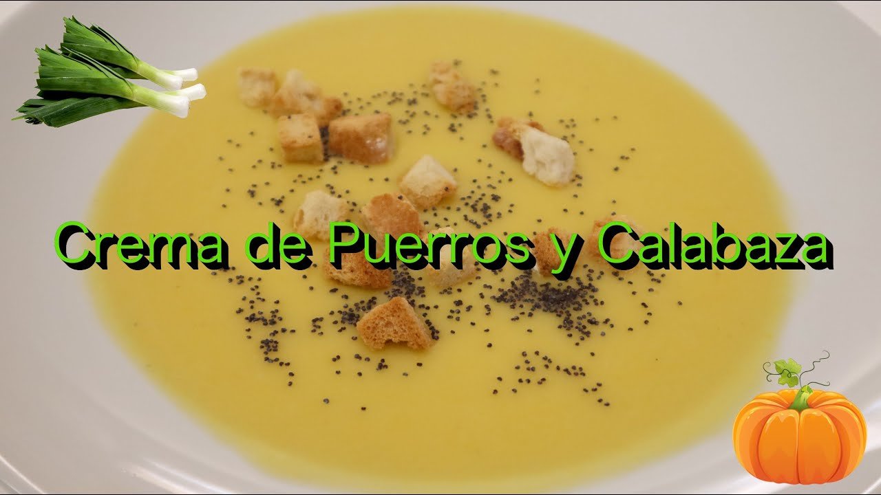 Receta de Puré de calabaza y puerro