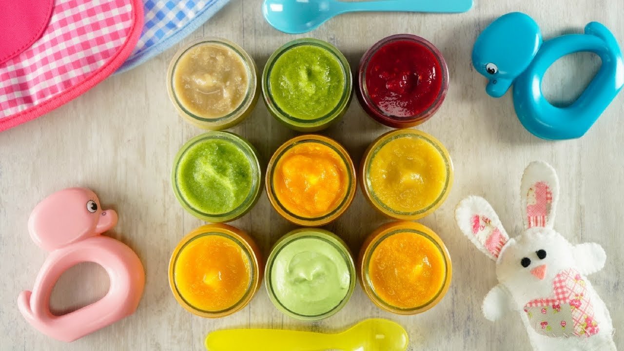 Receta de Puré de frutas para bebés