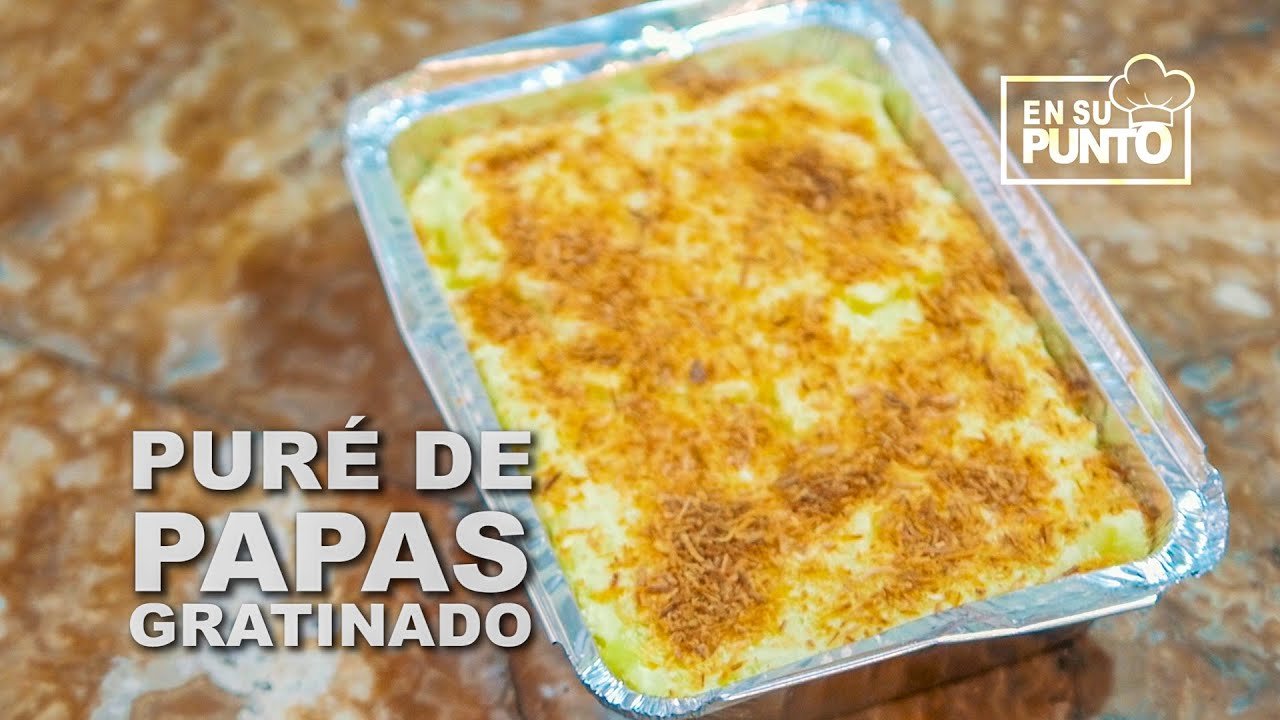 Receta de Puré de papas al horno