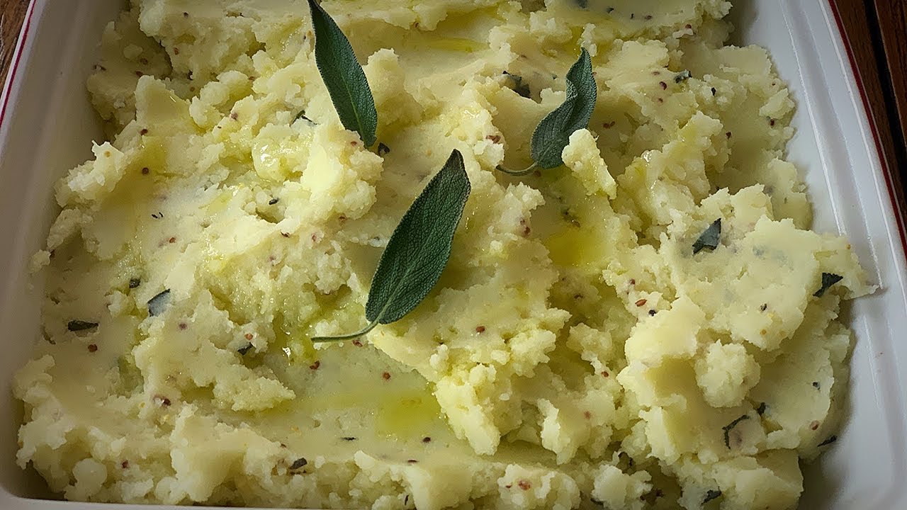 Receta de Puré de patatas con mostaza