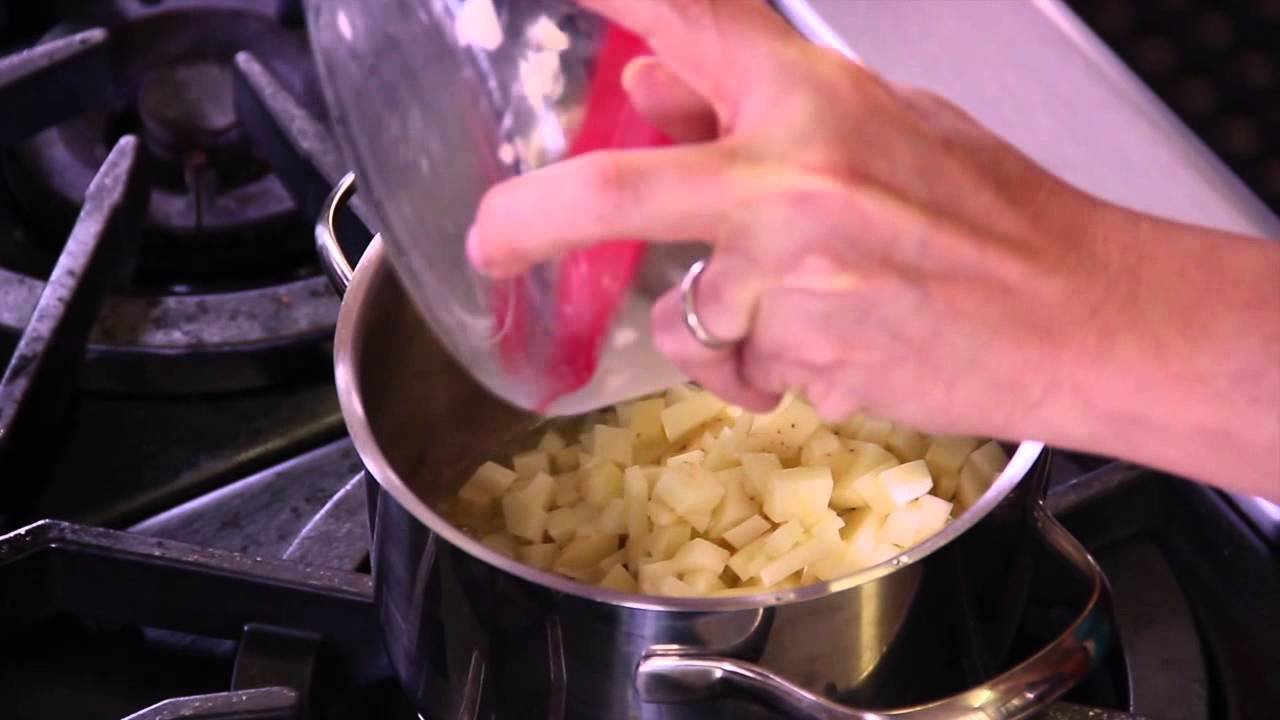 Receta de Puré de patatas rústico