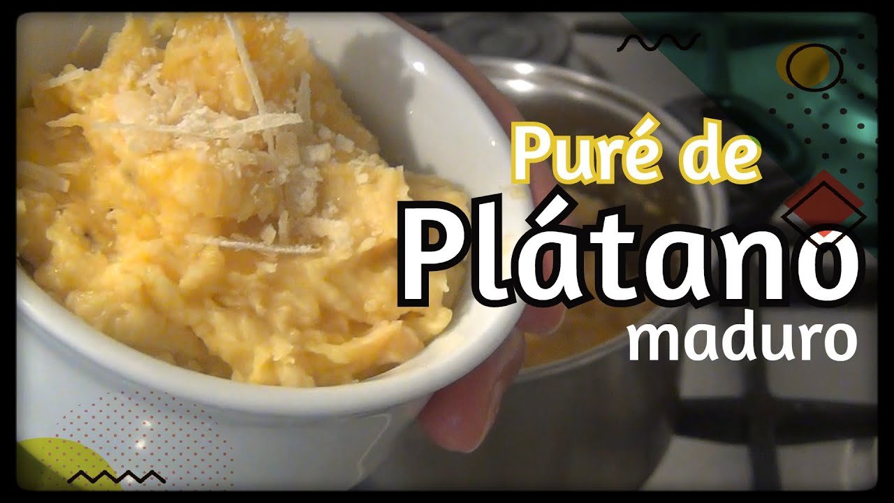 Receta de Puré de plátano maduro