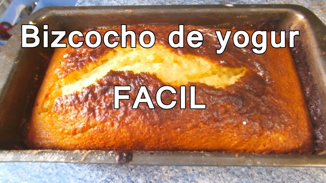 Receta de Queque de yogur esponjoso