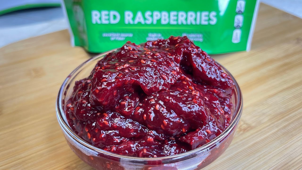 Receta de Queque relleno de crema y frambuesas