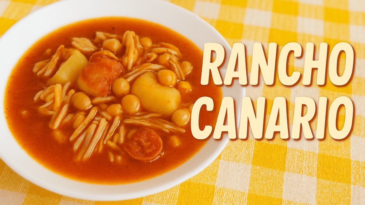 Receta de Rancho canario vegano