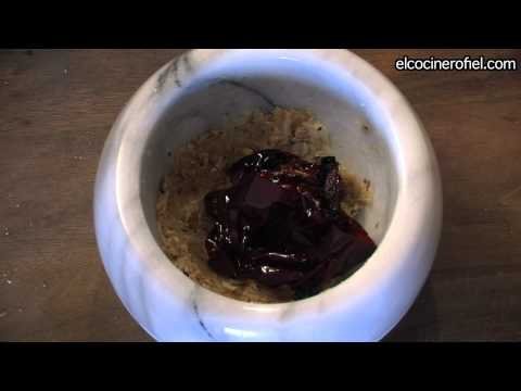 Receta de Rape con salsa de romesco