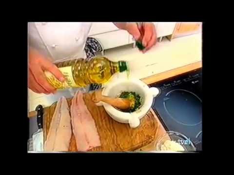 Receta de Rape en salsa de nueces