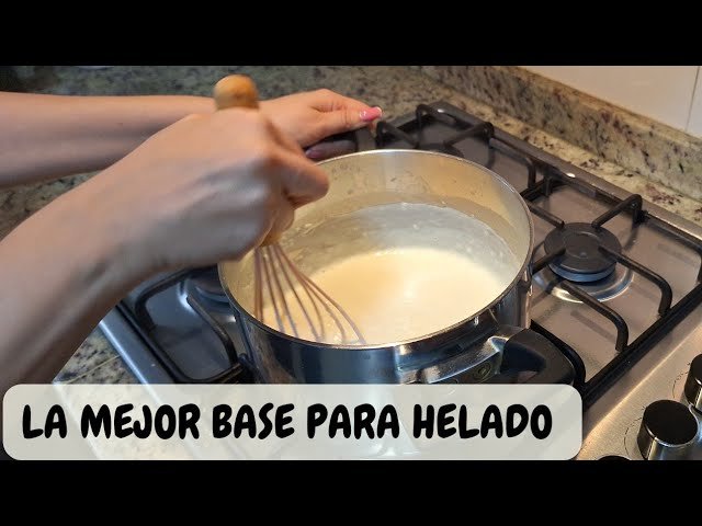 Receta de Receta base para helado